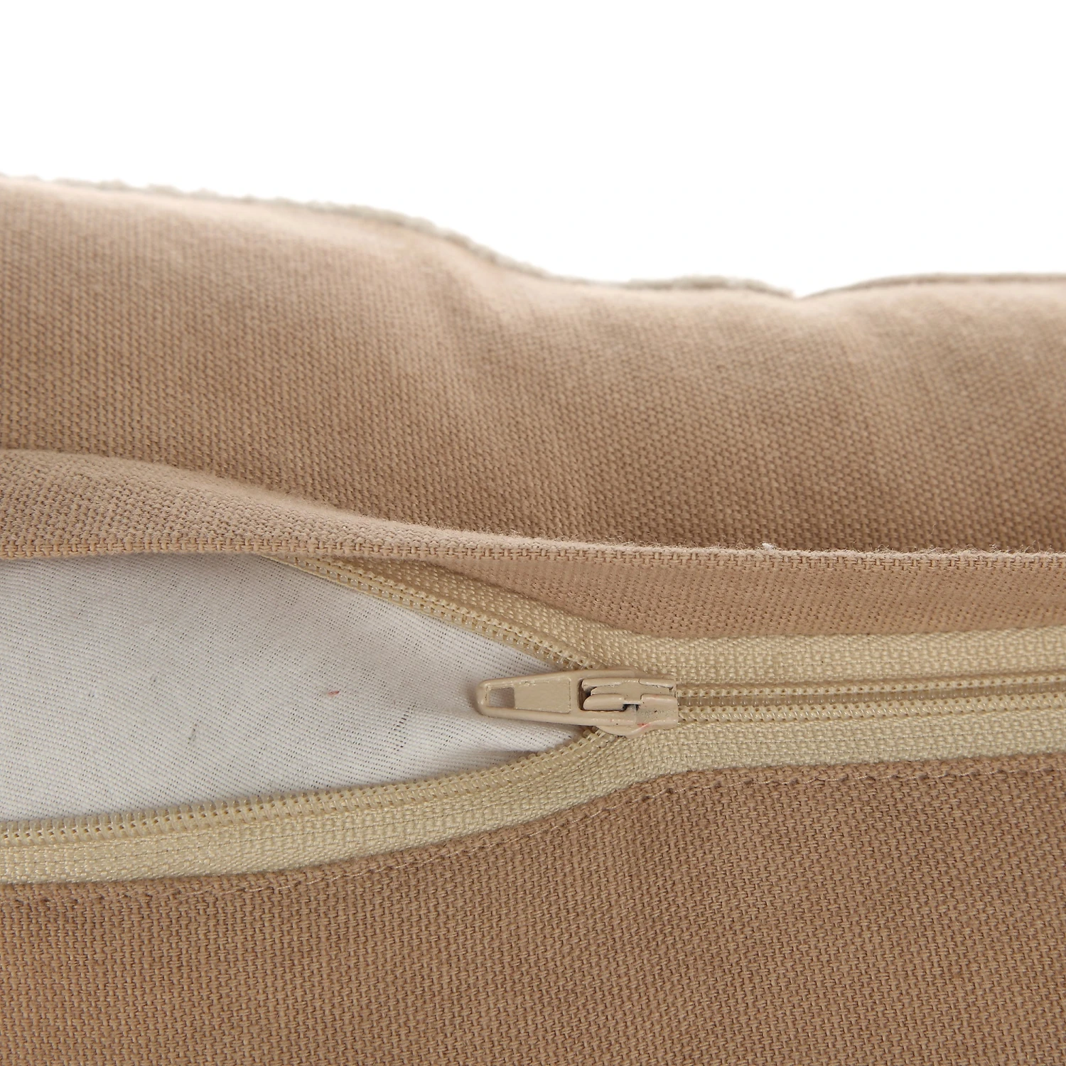 Luxe Collection Victoria Bouclé Patchwork Hand Beaded Cushion - Apricot Reverse 45x45 8 Luxe Collection Victoria Bouclé Patchwork Hand Beaded Cushion - Apricot Reverse 45x45 - Image 8