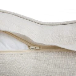 Pembroke Grey Stripe - 100% Linen Hand-Embroidered 50x50 Cushion -Daals Store HW CUSH PEMBROKESTRIPE GREY detail4