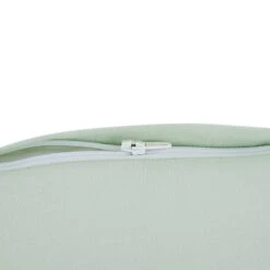 Meadow Seafoam Green Sprig Embroidered Linen Blend Cushion 7 Meadow Seafoam Green Sprig Embroidered Linen Blend Cushion -Daals Store HW CUSH SPRIG SEAFOAM detail3