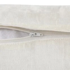 Luxe Collection Pearl White & Bronze – Trellis Hand Beaded Velvet Cushion -Daals Store HW CUSH TRELLIS45 detail4