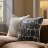 Wylder Collection French Knot Wool Embroidered Cushion - Cream Textured Decorative Pillow -Daals Store HW CUSH WYLDERKNOT45 main