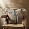 Wylder Collection Enzyme Washed Patchwork – Vintage Velvet & Slub Cotton Decorative Cushion -Daals Store HW CUSH WYLDERPATCH45 main