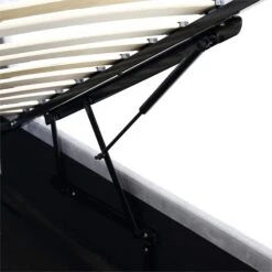 Hadley Grey Velvet Ottoman Storage Bed -Daals Store JAH 010 GREYVEL detail3