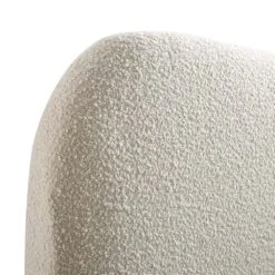 Egerie Curved Headboard Beige Boucle Ottoman Storage Bed -Daals Store JAH 011 BEIGE BOUCLE detail3
