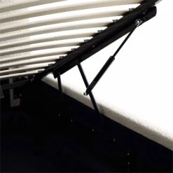 Egerie Curved Headboard Beige Boucle Ottoman Storage Bed -Daals Store JAH 011 BEIGE BOUCLE detail5