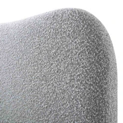 Egerie Curved Headboard Mist Grey Boucle Ottoman Storage Bed 26 Egerie Curved Headboard Mist Grey Boucle Ottoman Storage Bed -Daals Store JAH 011 GREY BOUCLE detail2