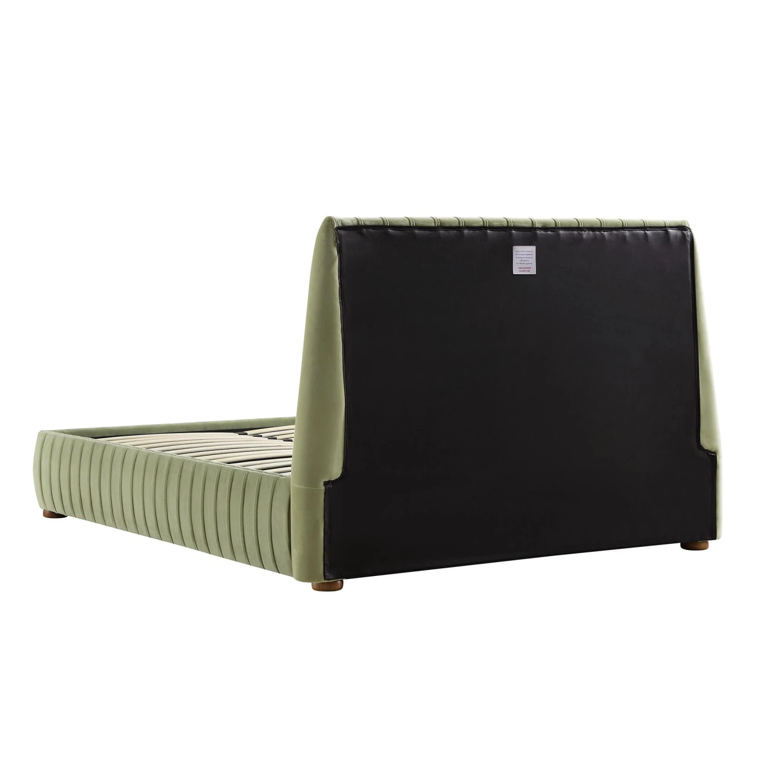 Helia Pleated Ottoman Storage Bed, Lichen Velvet 11 Helia Pleated Ottoman Storage Bed, Lichen Velvet - Image 11