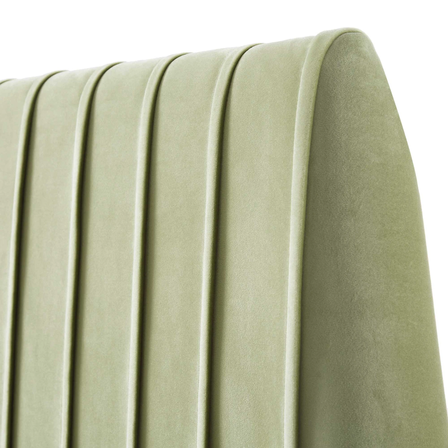 Helia Pleated Ottoman Storage Bed, Lichen Velvet 13 Helia Pleated Ottoman Storage Bed, Lichen Velvet - Image 13