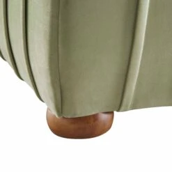 Helia Pleated Ottoman Storage Bed, Lichen Velvet 30 Helia Pleated Ottoman Storage Bed, Lichen Velvet -Daals Store JAH 012 LICHEN VEL detail4