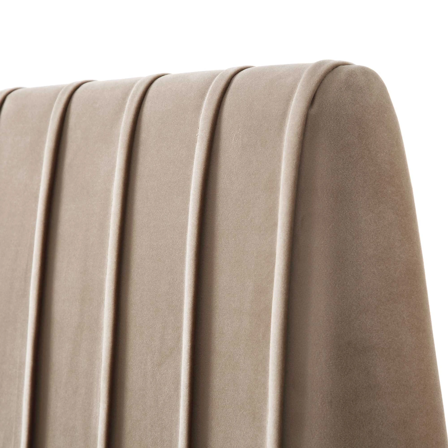 Helia Pleated Ottoman Storage Bed, Taupe Velvet 13 Helia Pleated Ottoman Storage Bed, Taupe Velvet - Image 13