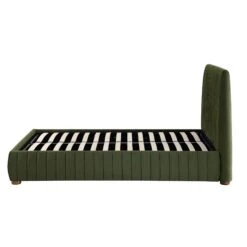 Helia Pleated Ottoman Storage Bed, Moss Green Velvet -Daals Store JAH 012 MOSS VEL WB5