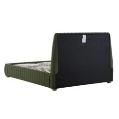 Helia Pleated Ottoman Storage Bed, Moss Green Velvet -Daals Store JAH 012 MOSS VEL WB6
