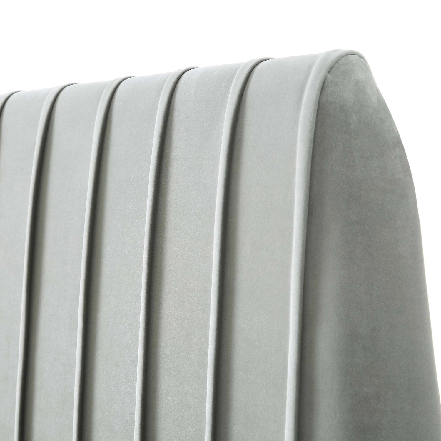 Helia Pleated Ottoman Storage Bed, Silver Grey Velvet 13 Helia Pleated Ottoman Storage Bed, Silver Grey Velvet - Image 13