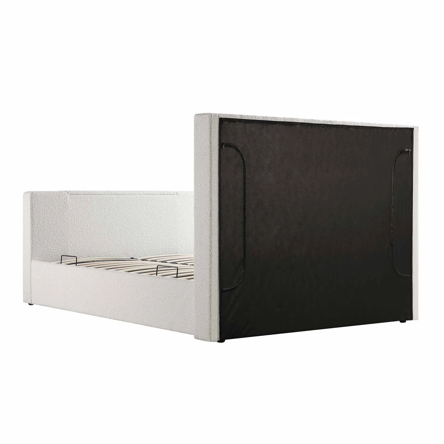 Wilton White Boucle Ottoman TV Bed 13 Wilton White Boucle Ottoman TV Bed - Image 13