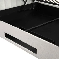 Wilton White Boucle Ottoman TV Bed 36 Wilton White Boucle Ottoman TV Bed -Daals Store JAH 015 ECRU BOU detail5