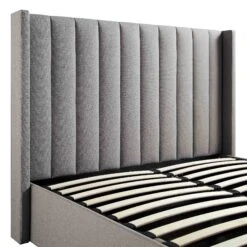 Wilton Grey Fabric Ottoman TV Bed -Daals Store JAH 015 GREY FAB detail1