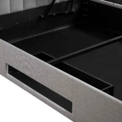 Wilton Grey Fabric Ottoman TV Bed -Daals Store JAH 015 GREY FAB detail4