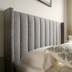 Wilton Grey Fabric Ottoman TV Bed -Daals Store JAH 015 GREY FAB scene5