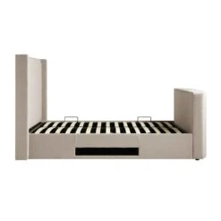 Wilton Warm Stone Fabric Ottoman TV Bed -Daals Store JAH 015 SAND FAB WB6