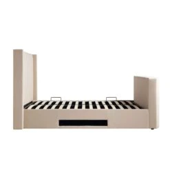 Wilton Champagne Velvet Ottoman TV Bed -Daals Store JAH 015 STONE VEL WB6