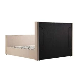 Wilton Champagne Velvet Ottoman TV Bed -Daals Store JAH 015 STONE VEL WB7