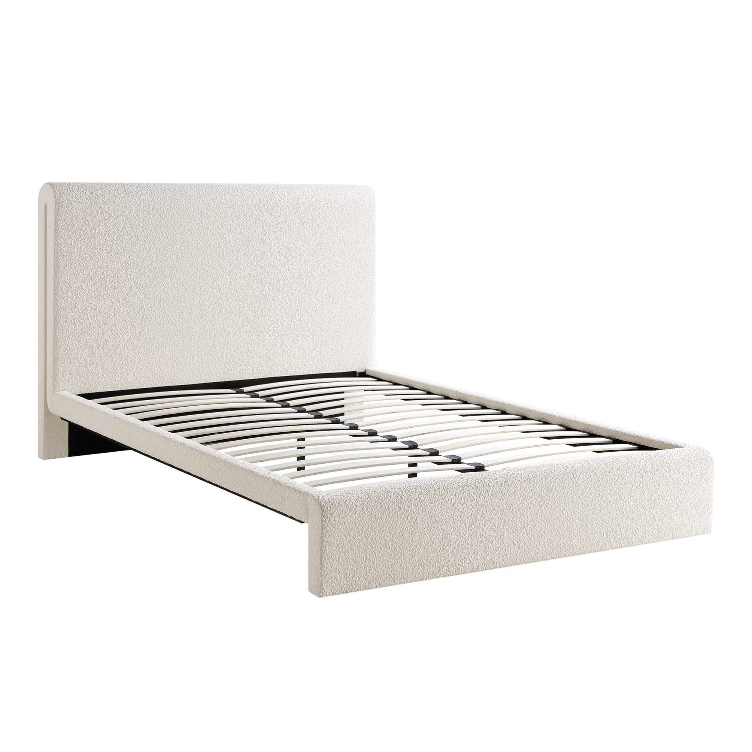 Hampstead Ecru Boucle Curved Bed 4 Hampstead Ecru Boucle Curved Bed - Image 4