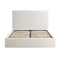 Hampstead Ecru Boucle Curved Bed 16 Hampstead Ecru Boucle Curved Bed -Daals Store JAH 016 ECRU BOU WB2