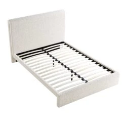 Hampstead Ecru Boucle Curved Bed 18 Hampstead Ecru Boucle Curved Bed -Daals Store JAH 016 ECRU BOU WB3