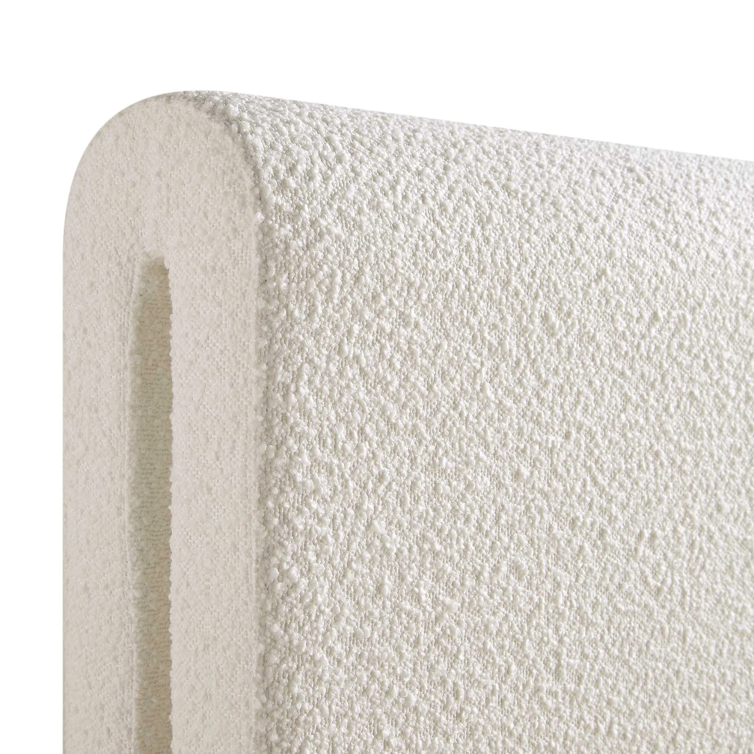 Hampstead Ecru Boucle Curved Bed 11 Hampstead Ecru Boucle Curved Bed - Image 11