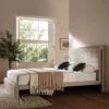 Hampstead Taupe Boucle Curved Bed 24 Hampstead Taupe Boucle Curved Bed -Daals Store JAH 016 TAUPE BOU main 1