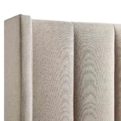 Wilton Warm Stone Fabric Ottoman Storage Bed 26 Wilton Warm Stone Fabric Ottoman Storage Bed -Daals Store JAH 017 SAND FAB detail2