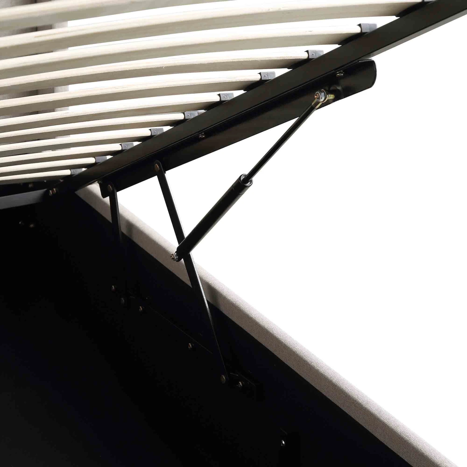 Wilton Warm Stone Fabric Ottoman Storage Bed 13 Wilton Warm Stone Fabric Ottoman Storage Bed - Image 13