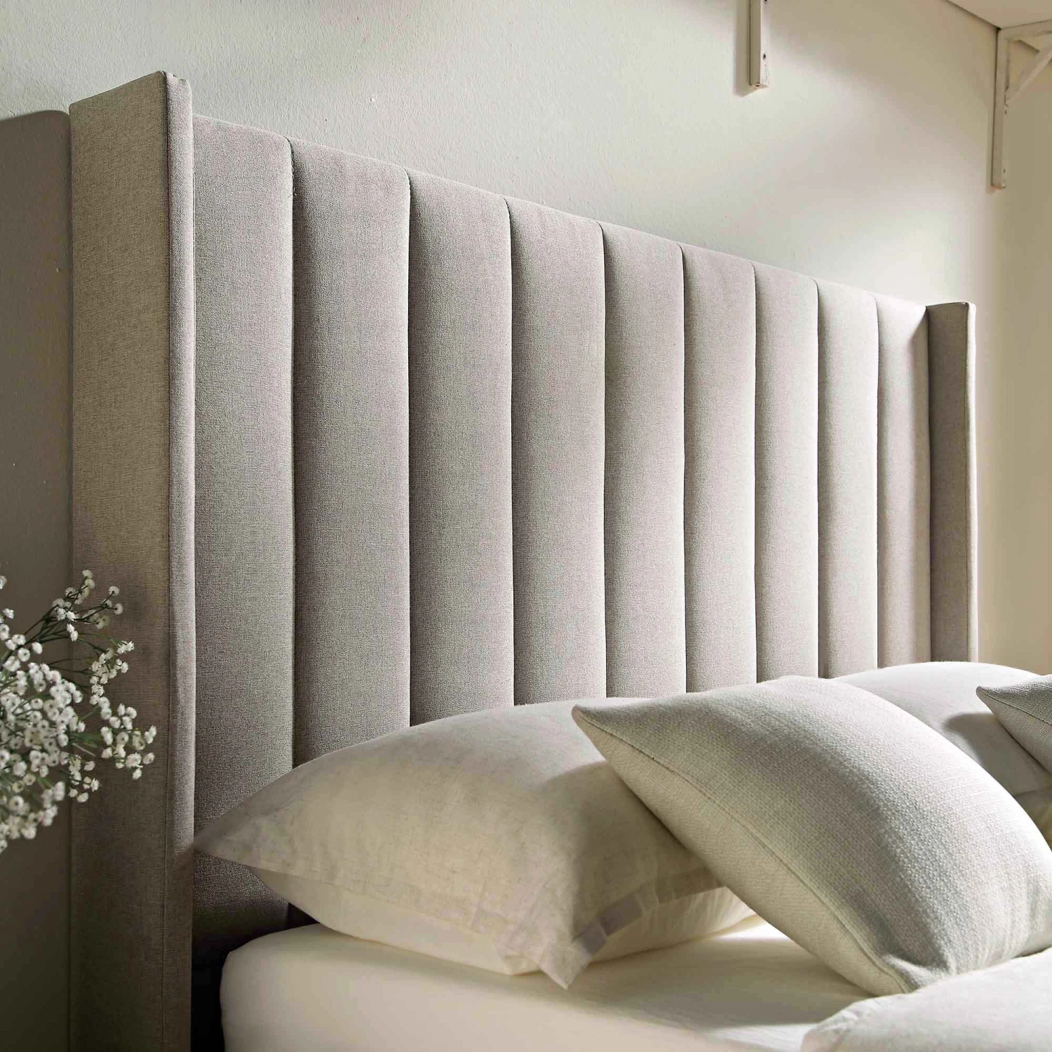 Wilton Warm Stone Fabric Ottoman Storage Bed 4 Wilton Warm Stone Fabric Ottoman Storage Bed - Image 4