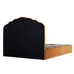 Hana Ottoman Storage Bed, Cinnamon Velvet -Daals Store JAH 020 CMON VEL WB6