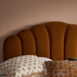 Hana Ottoman Storage Bed, Cinnamon Velvet -Daals Store JAH 020 CMON VEL scene4