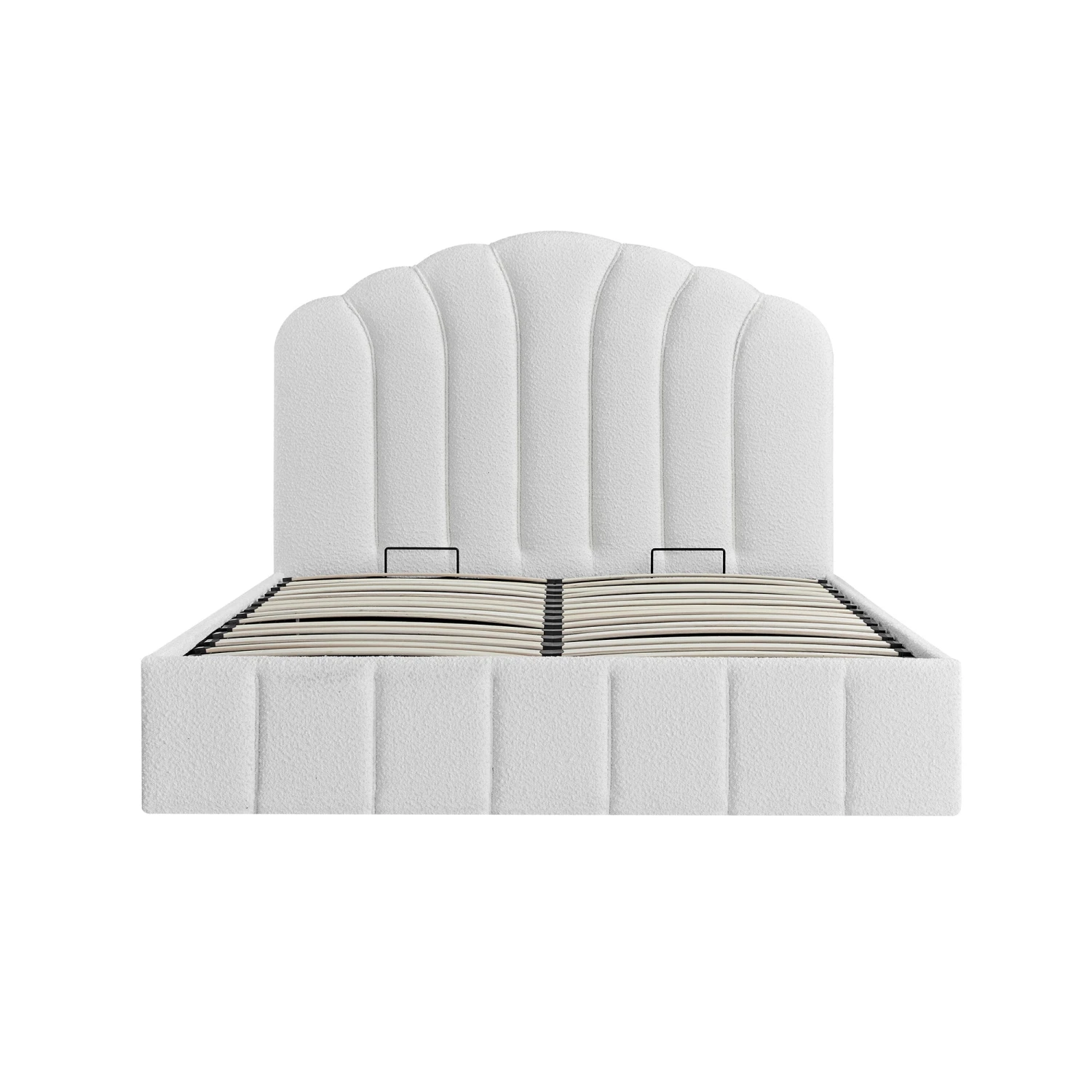 Hana Ottoman Storage Bed, Ecru Boucle 8 Hana Ottoman Storage Bed, Ecru Boucle - Image 8