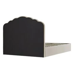 Hana Ottoman Storage Bed, Warm Stone Velvet -Daals Store JAH 020 STONE VEL WB6