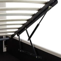 Hana Ottoman Storage Bed, Warm Stone Velvet -Daals Store JAH 020 STONE VEL detail2