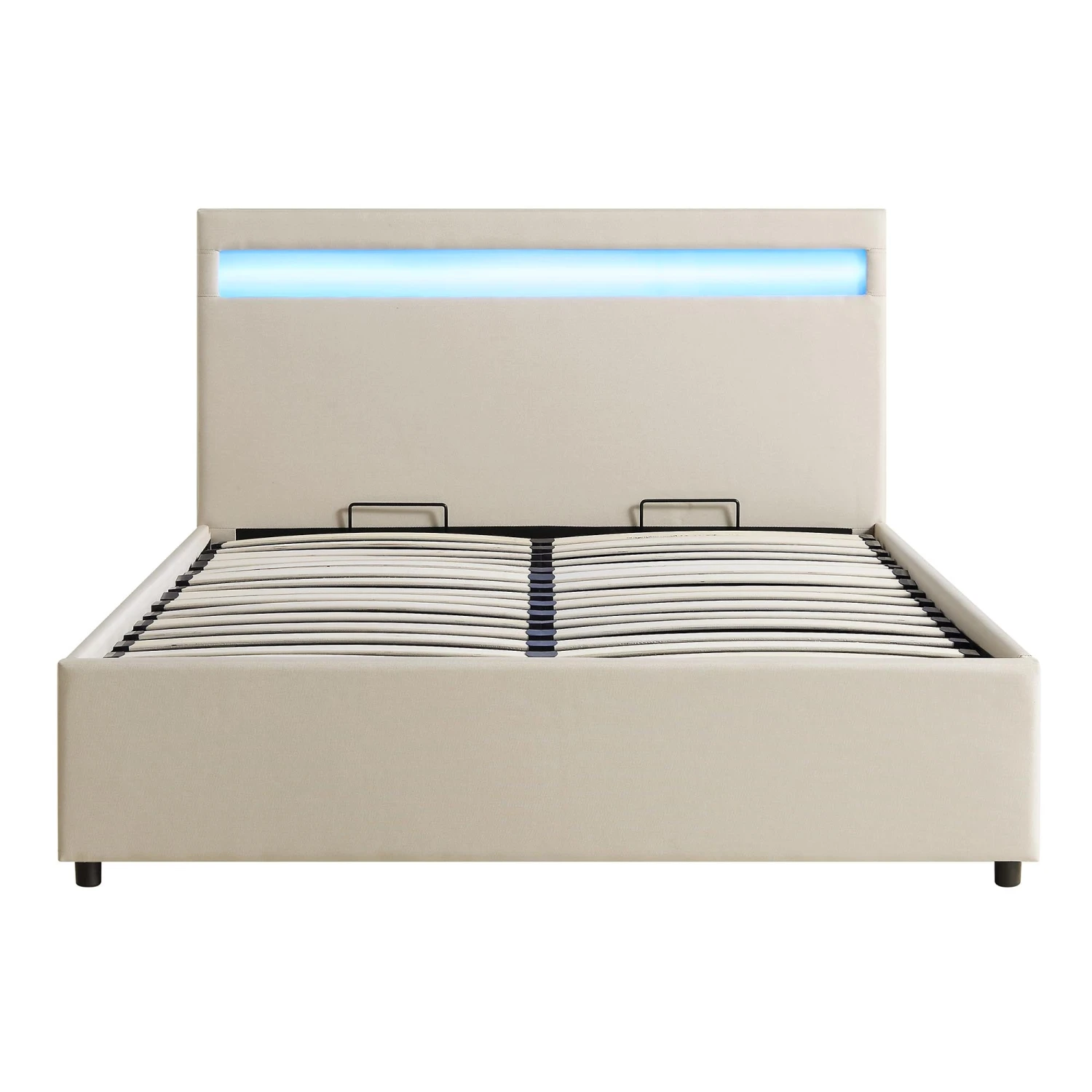 Pimlico End Opening Ottoman Storage Bed Frame With Multi-colour LED Headboard (Beige Fabric) 5 Pimlico End Opening Ottoman Storage Bed Frame With Multi-colour LED Headboard (Beige Fabric) - Image 5