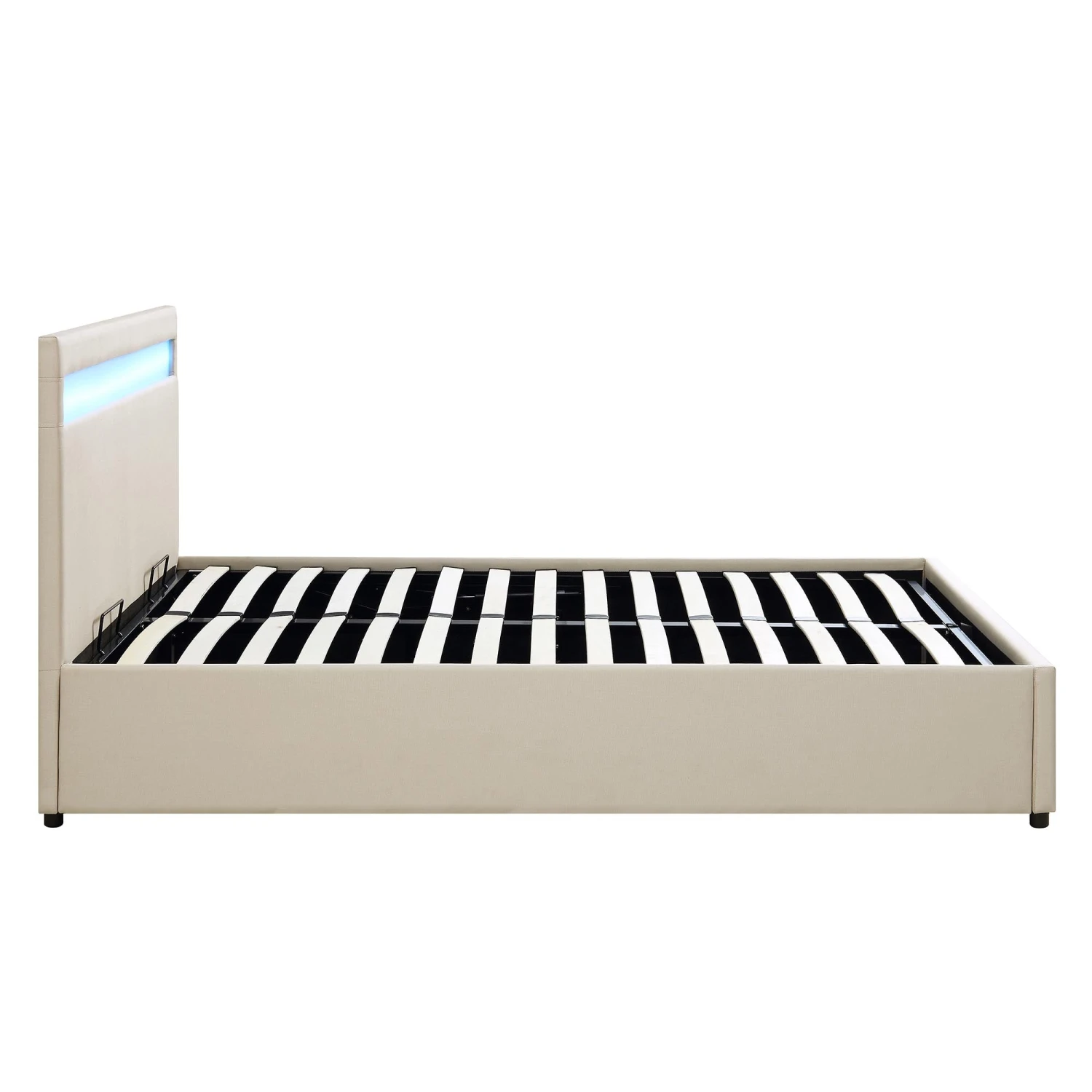 Pimlico End Opening Ottoman Storage Bed Frame With Multi-colour LED Headboard (Beige Fabric) 10 Pimlico End Opening Ottoman Storage Bed Frame With Multi-colour LED Headboard (Beige Fabric) - Image 10