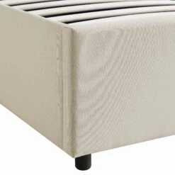 Pimlico End Opening Ottoman Storage Bed Frame With Multi-colour LED Headboard (Beige Fabric) 25 Pimlico End Opening Ottoman Storage Bed Frame With Multi-colour LED Headboard (Beige Fabric) -Daals Store JAH 05 BEIGEFAB detail3