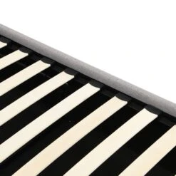 Pimlico End Opening Ottoman Storage Bed Frame With Multi-colour LED Headboard (Grey Fabric) -Daals Store JAH 05 GREYFAB detail3