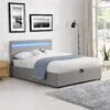 Pimlico End Opening Ottoman Storage Bed Frame With Multi-colour LED Headboard (Grey Fabric) 29 Pimlico End Opening Ottoman Storage Bed Frame With Multi-colour LED Headboard (Grey Fabric) -Daals Store JAH 05 GREYFAB main