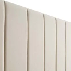 Sylvie Velvet Upholstered Bed Frame With Golden Chrome Legs, Champagne Velvet -Daals Store JAH 06 CHAMPVEL detail2