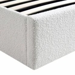 Archer White Boucle Ottoman Storage Bed -Daals Store JAH 09 ECRUBOUCLE detail4