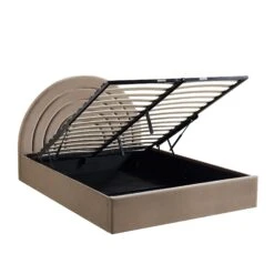 Archer Mink Velvet Ottoman Storage Bed -Daals Store JAH 09 MINKVEL WB3