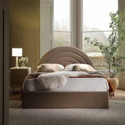 Archer Mink Velvet Ottoman Storage Bed -Daals Store JAH 09 MINKVEL scene2