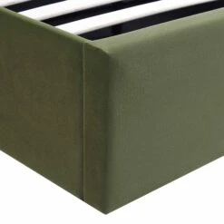 Archer Moss Green Velvet Ottoman Storage Bed -Daals Store JAH 09 MOSSGREEN detail4