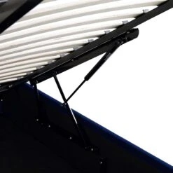 Archer Navy Blue Velvet Ottoman Storage Bed 20 Archer Navy Blue Velvet Ottoman Storage Bed -Daals Store JAH 09 NAVYVEL detail3