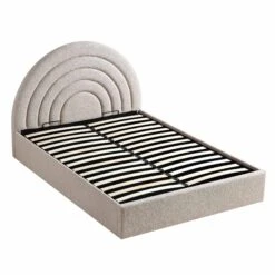 Archer Taupe Boucle Ottoman Storage Bed 16 Archer Taupe Boucle Ottoman Storage Bed -Daals Store JAH 09 TAUPEBOUCLE WB1